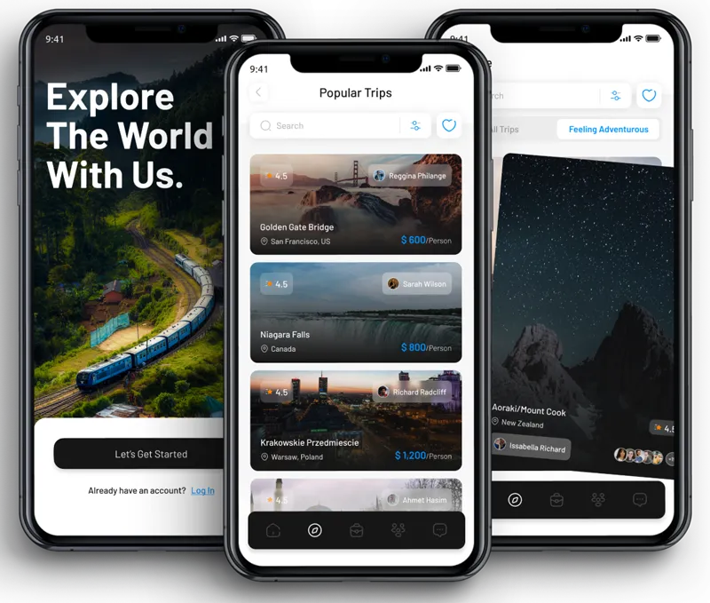 Roam Trip The app is built on a scalable architecture to support growth and optimized for performance,
